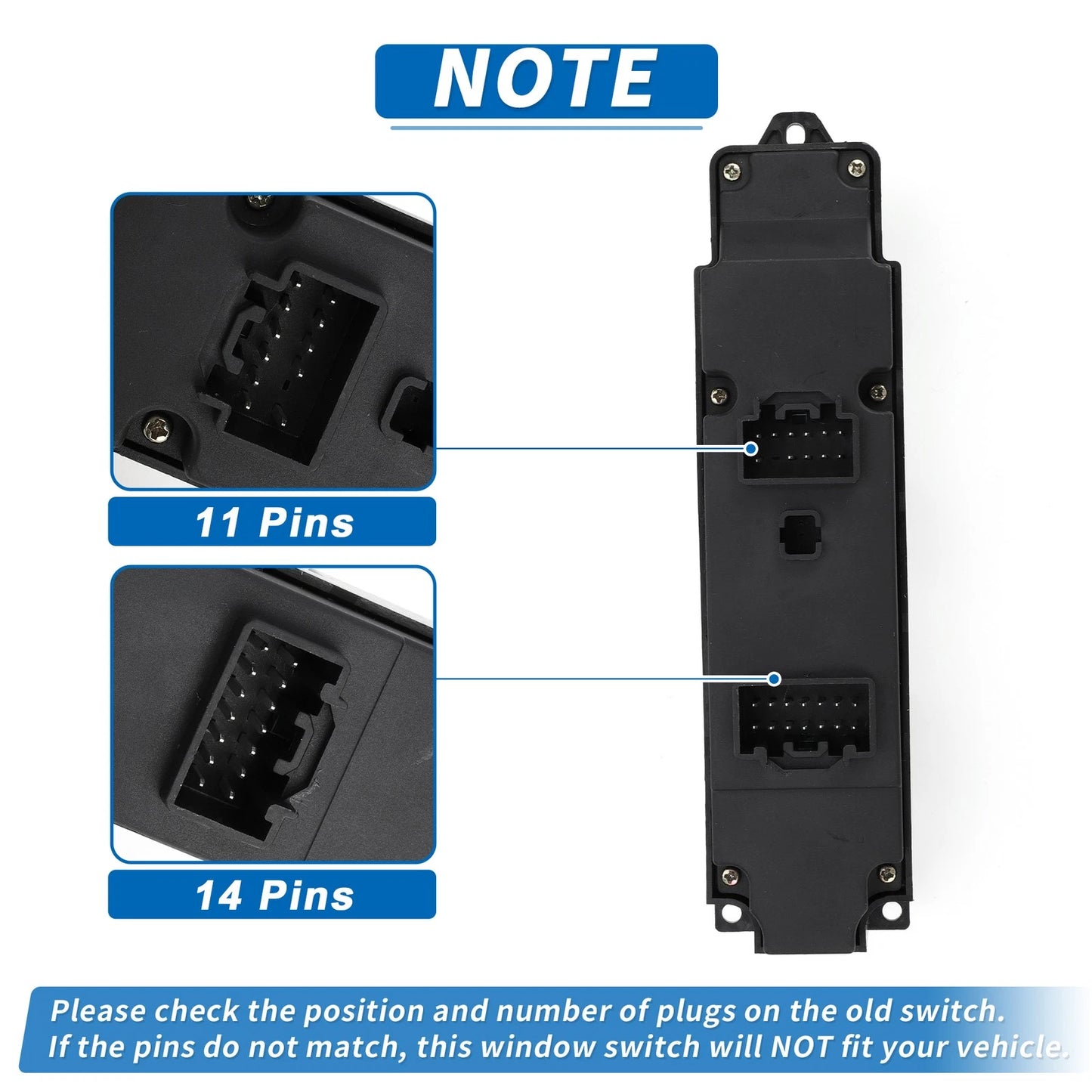 Power Window Switch for Mazda 2 6 (2008–2012)