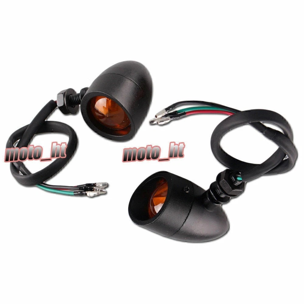 Chrome Saddlebag LED Side Marker Light Red Lens for Harley Touring (2014–2020)