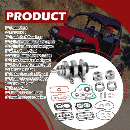 Crankshaft Engine Rebuild Kit for Polaris RZR 800 (2008–2014)