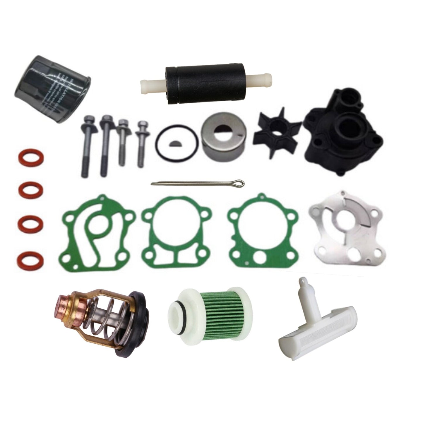 Maintenance Kit for Yamaha 4-Stroke 80HP F80B Outboard (Year Unknown)