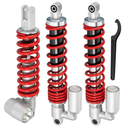 Set of 2 Front and Rear Air Shock Absorbers for Suzuki QuadSport Z400 (2003–2014)