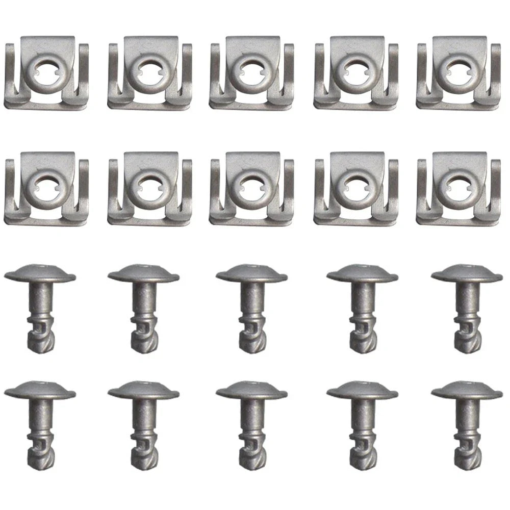 10 x Engine Undertray Trim Clips for BMW E39 E38 E52 Z8 (1997-2003)