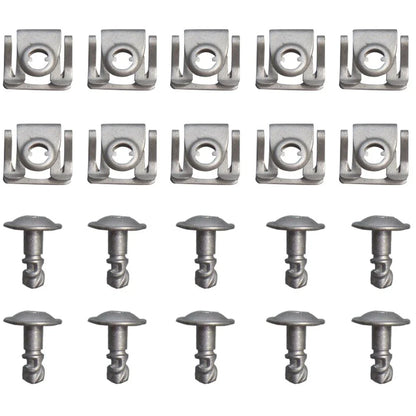 10 x Engine Undertray Trim Clips for BMW E39 E38 E52 Z8 (1997-2003)