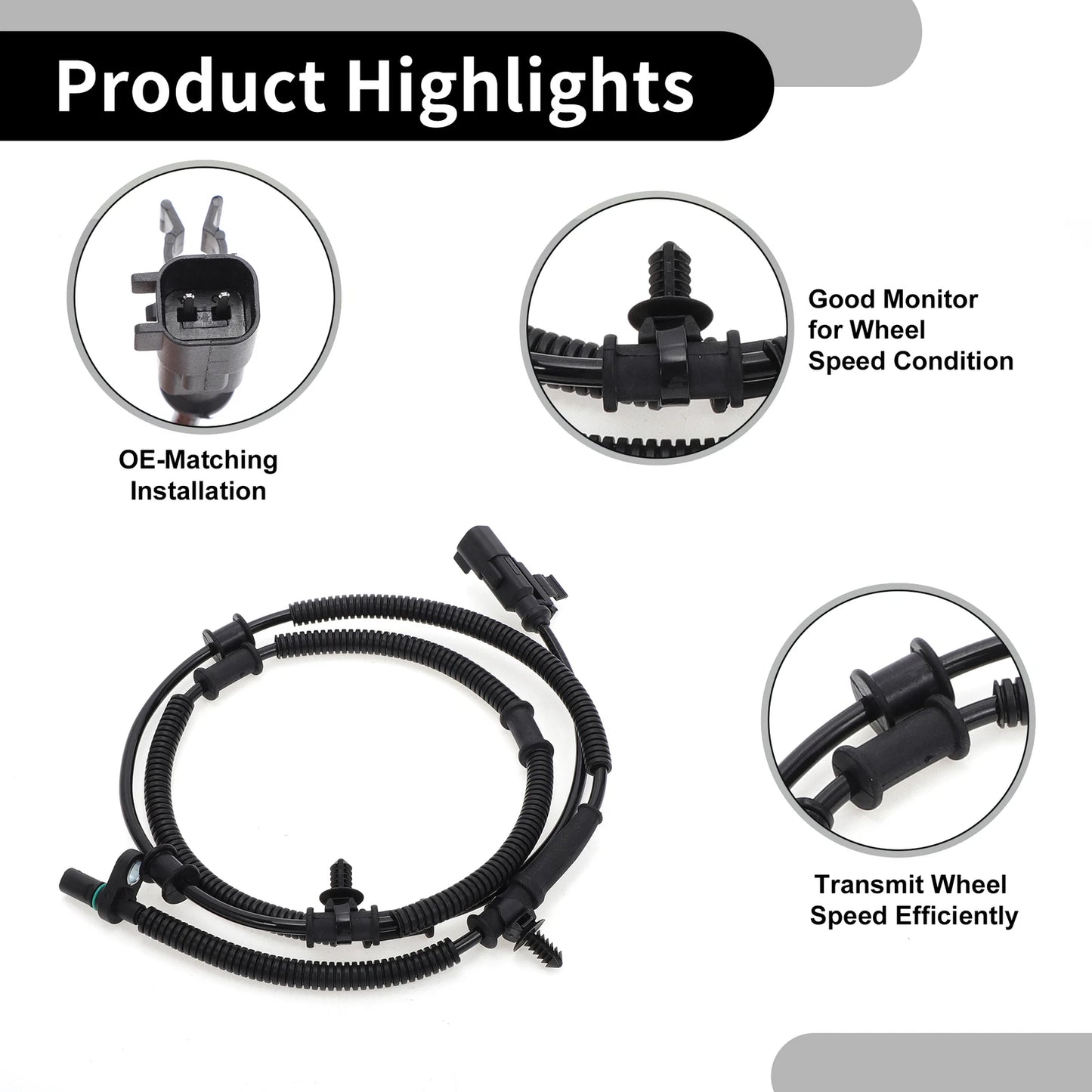 ABS Sensor No. 68127990AA for Dodge Dakota (2005–2010)