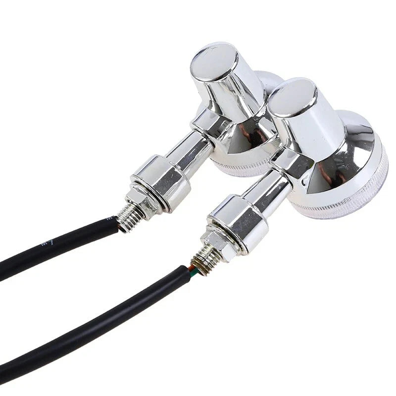 Amber Motorcycle Turn Signal Blinker Light Bulbs for Classic Bikes (12V)