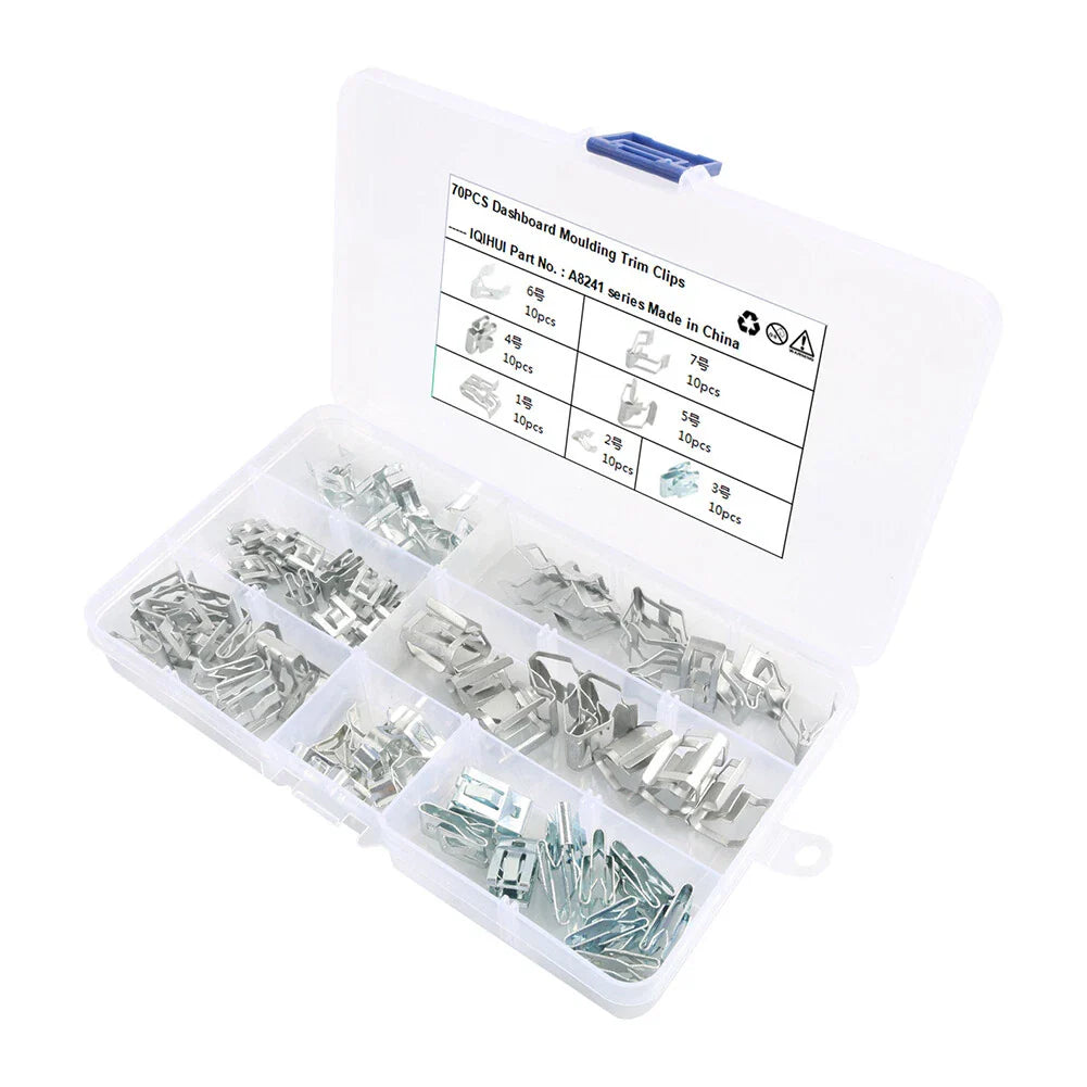 Dashboard Retainer Clips for Instrument Panel Moulding - A (Fits Various Years)