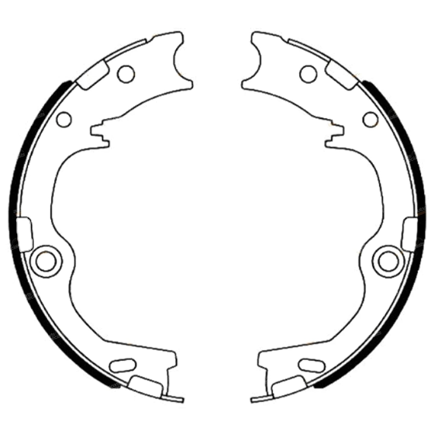 Hand Park Brake Shoe for Hyundai ix35 (2010-2015)