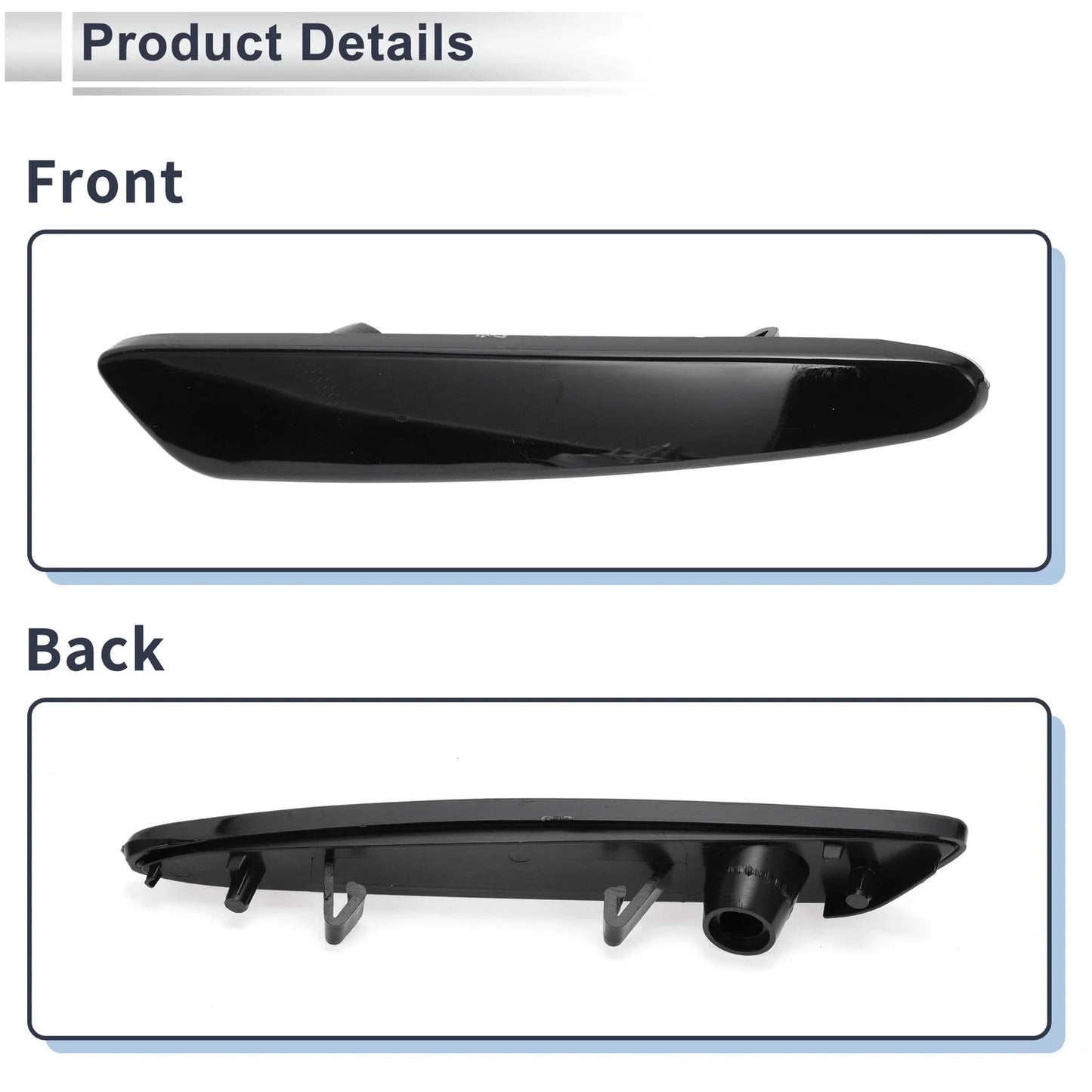 Right Front Bumper Side Marker Light Cover for Chevy Corvette (2005-2012)