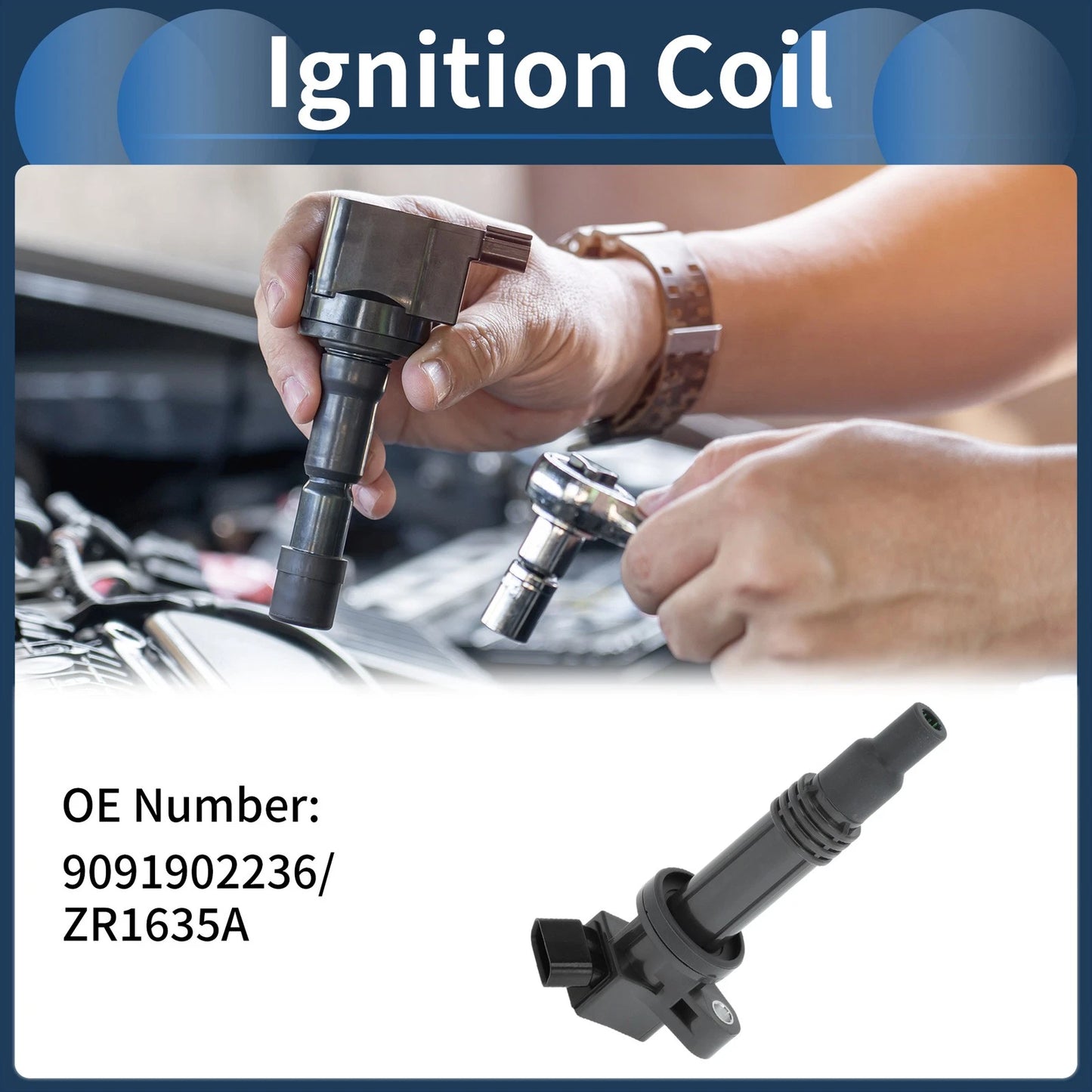 Ignition Coil Pack No. 9091902236 for Toyota Altezza Gita (2001–2005)