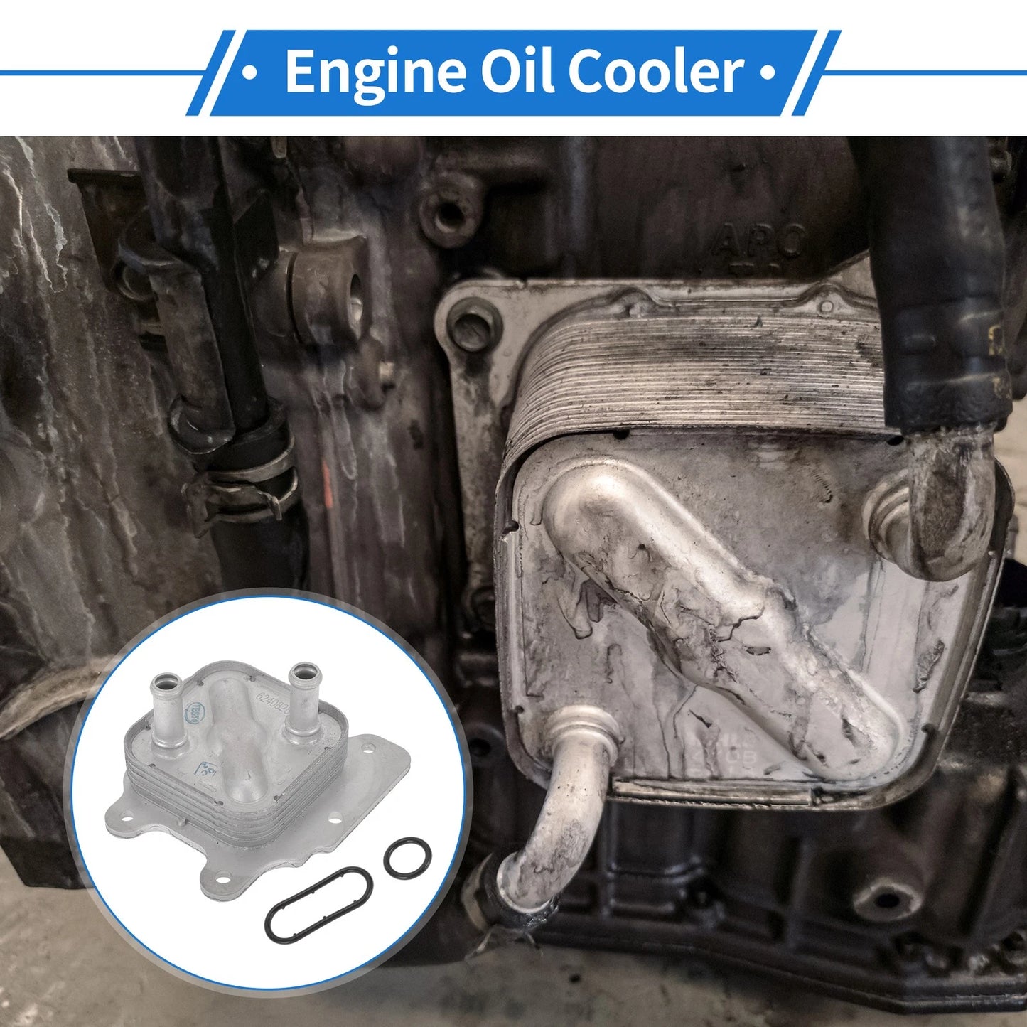 Engine Oil Cooler for Nissan Rogue Altima (2013–2023) No. 213053TA2A