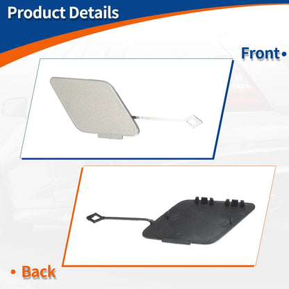 Tow Hook Cover Front Right for BMW 535i Orion Silver