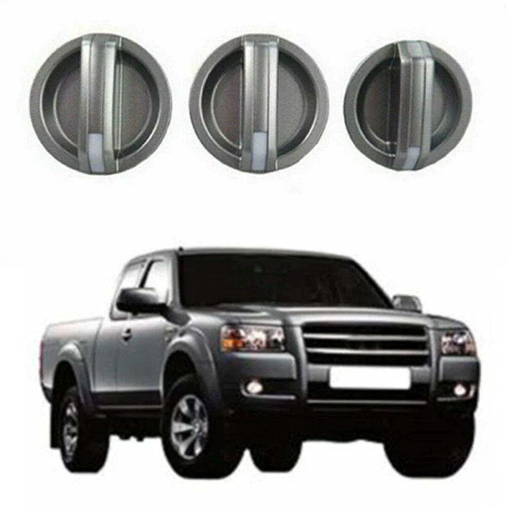 3Pcs Car Heater Fan Control Knobs for Mazda BT-50, Ford Ranger (2006-2008)
