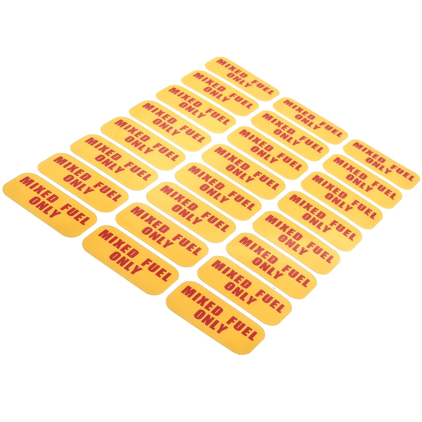 2" Mixed Fuel Only Weatherproof Vinyl Decal for Gas Oil Tank