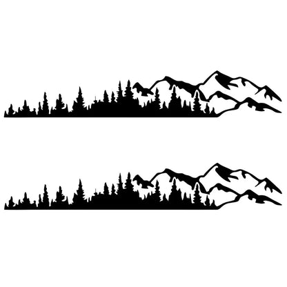 Side Body Decal Sticker for Truck SUV RV Trailer Camper Tree Mountain Forest