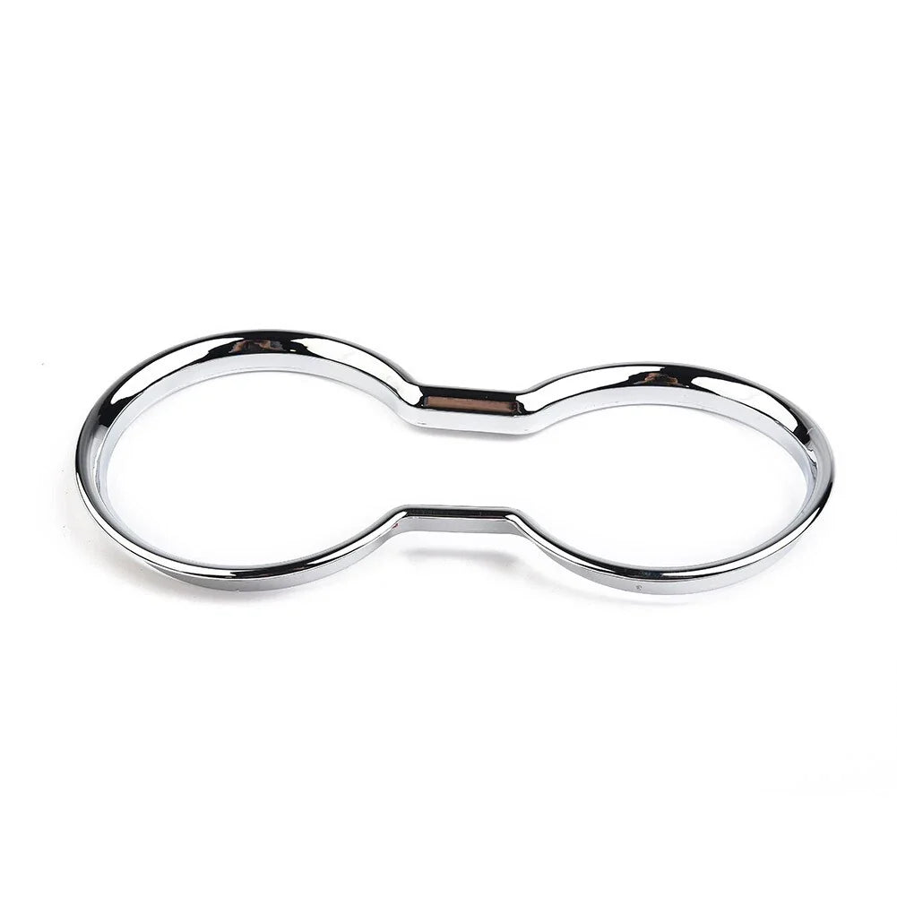 Cup Holder Trim Silver Water for Center-Chrome Console (2011–2018)