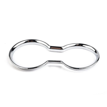 Cup Holder Trim Silver Water for Center-Chrome Console (2011–2018)