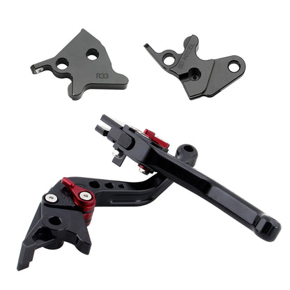 Short Brake Levers Clutch for Yamaha YBR125 (2005–2014) Black