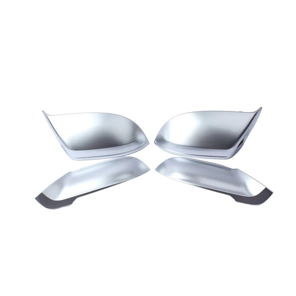 Chrome Wing Mirror Caps with LaneAssist for Audi A7 C7 (2010–2018)