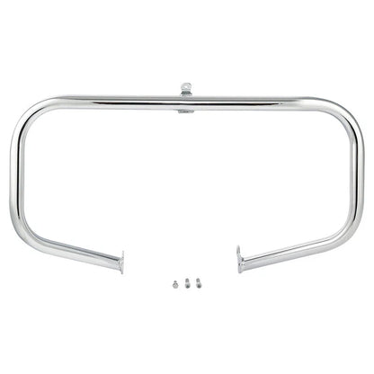 Chrome Highway Engine Guard Bar w/ Footpeg Pegs for Harley Road King (2009-24)