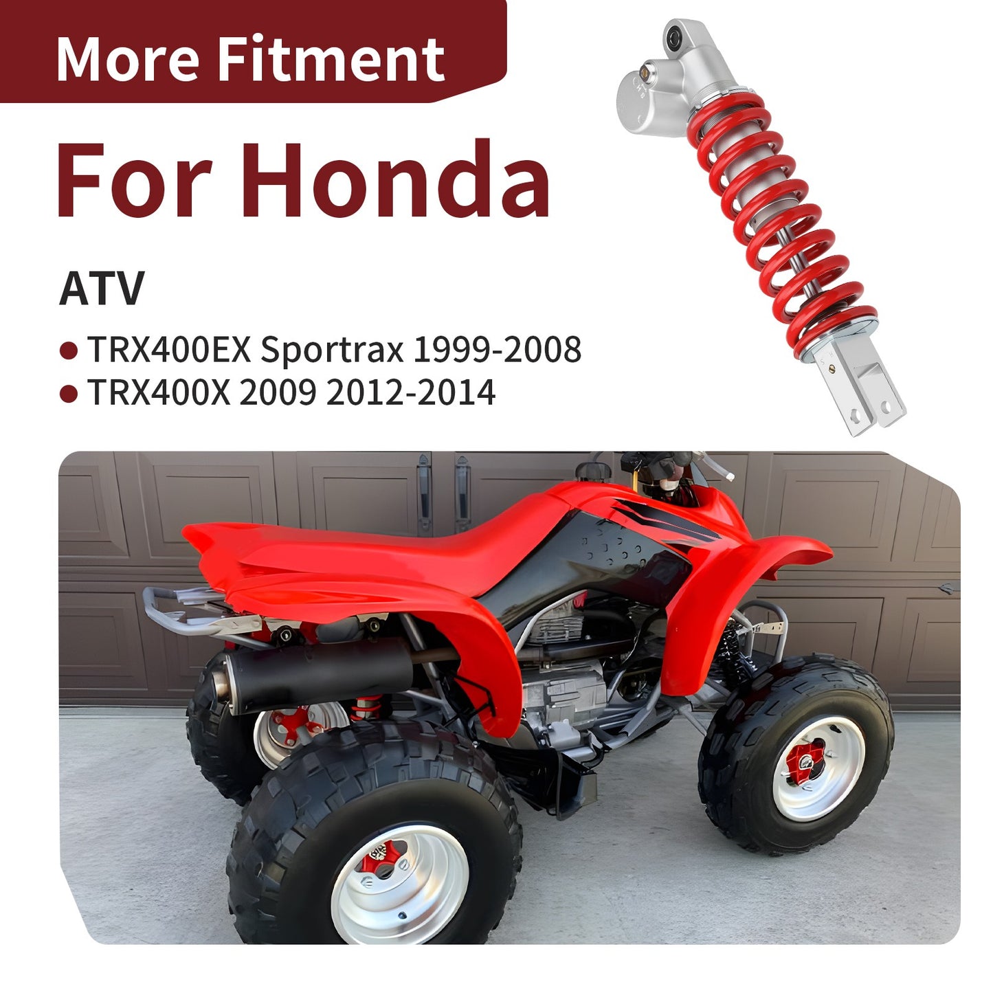 Rear Shock Absorber for Honda TRX400EX Sportrax 400 (1999–2008)