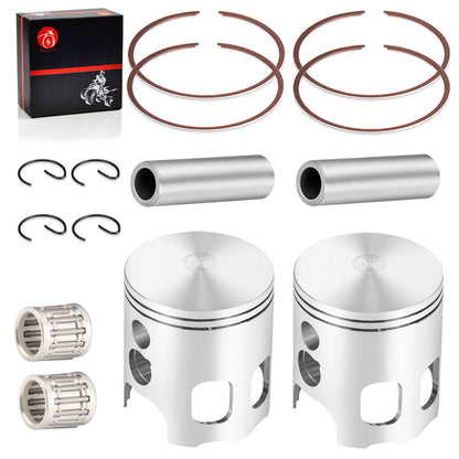 Set of 2 Forged Pistons & Ring Bearing Kit for Banshee 350 (1987–2006)