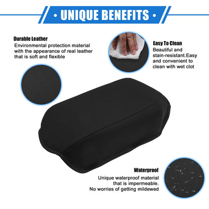Armrest Protector Cover Pad for Jeep Renegade (2015–2021) Neoprene Black