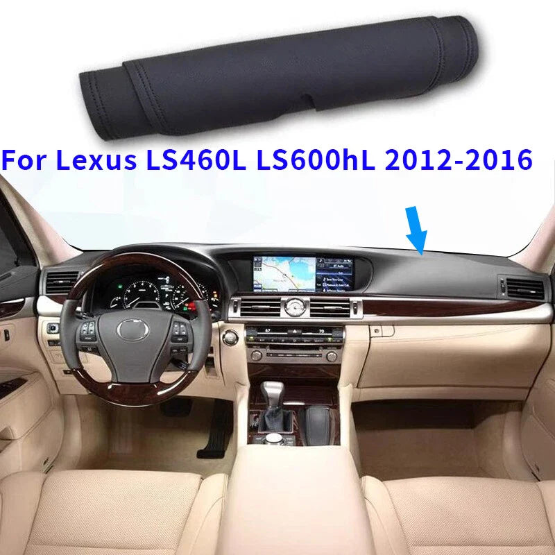 Leather Dashboard Dash Protector Pad Mat for Lexus LS460L (2012–2016)