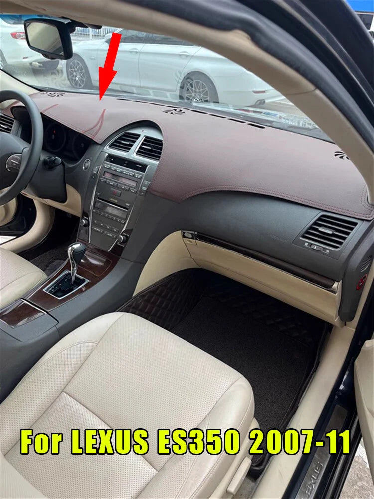 Leather Dashboard Cover Pad Mat for Lexus ES350 (2007–2011)