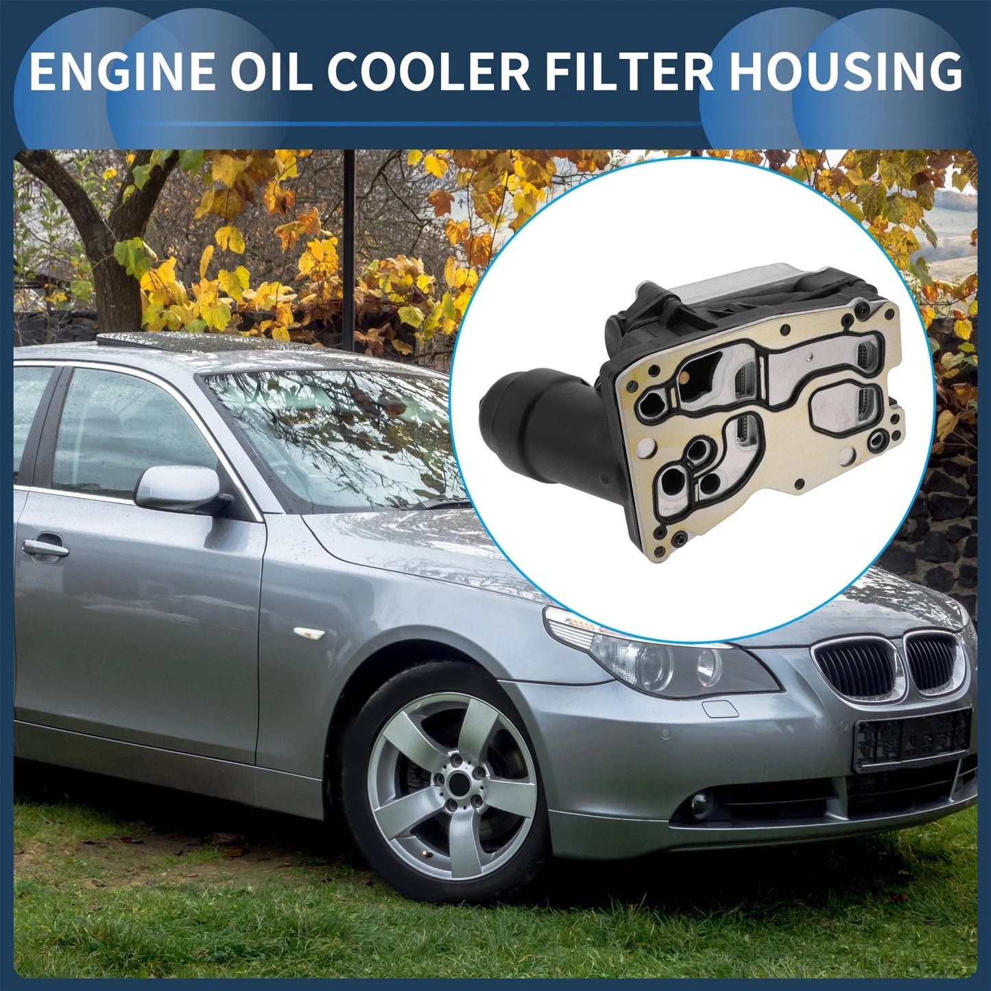 Oil Cooler Filter Housing for BMW X3 X5 328d
