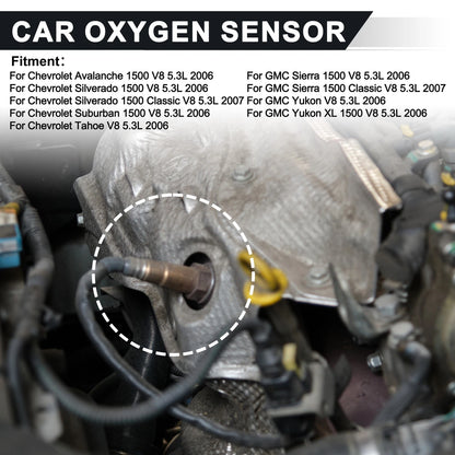 Set of 4 Upstream Downstream Oxygen Sensors for Chevrolet Avalanche 1500 (No. 2344336)