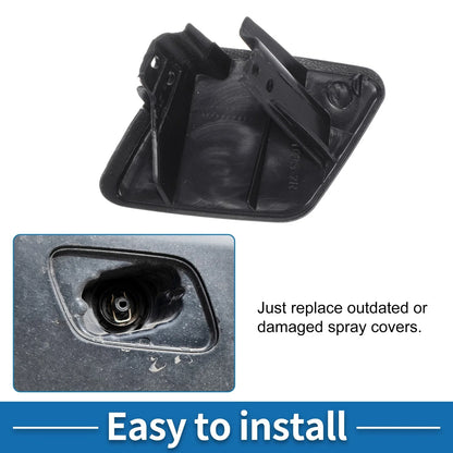Front Right Side Bumper Headlight Washer Nozzle Cover Cap for BMW 1 Series Blue