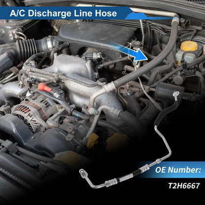 A/C Refrigerant Liquid Hose for Jaguar XE (2015–2016) No.T2H6667