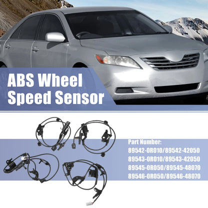 Set of 4 ABS Wheel Speed Sensors for Toyota RAV4 (2014–2018)