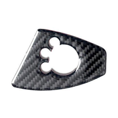 Carbon Fiber RHD Door Lock Switch Cover for Audi TT TTRS (2008-2014)