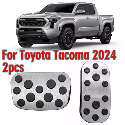 2 x Anti-Slip Foot Gas Brake Pedal Pads Covers for Toyota Tacoma (2024–2024)