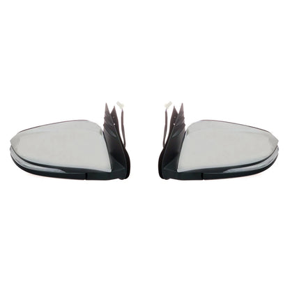 Chrome Electric LED Foldable Mirrors for Toyota Fortuner (2005–2023)