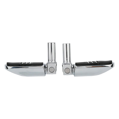 Chrome Rear Footpegs Mounts for Harley Softail FLS, FLSTSB (2012-2017, 2008-2011)