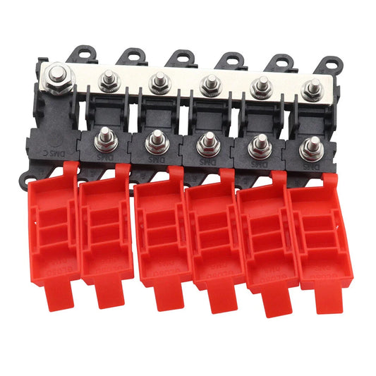 5-Way Fuse Holder Block 200A for Car Distribution Multi-pole Fuse