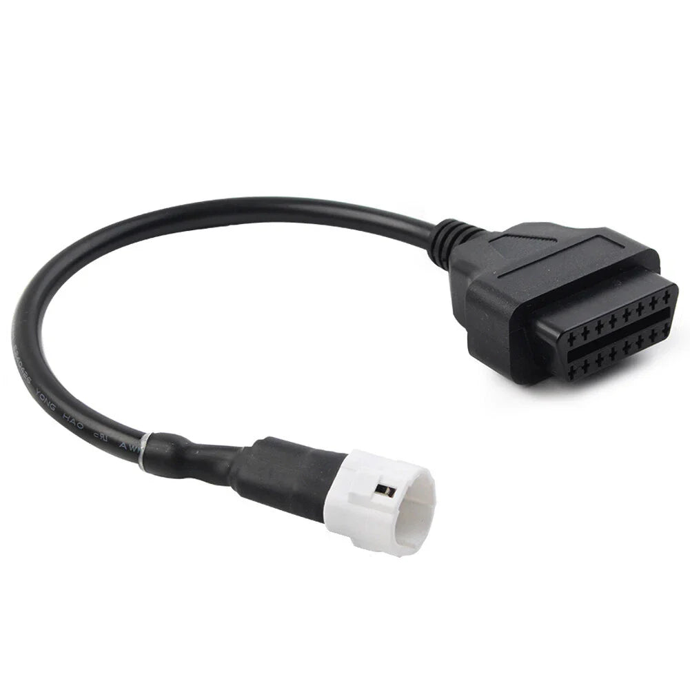 3Pin to 16Pin OBD2 Diagnostic Scanner Adapter Cable for YAMAHA YZF-R125, MT-125