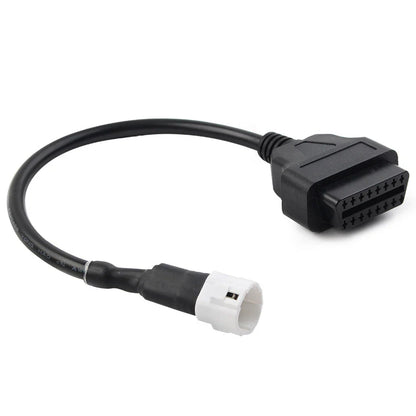 3Pin to 16Pin OBD2 Diagnostic Scanner Adapter Cable for YAMAHA YZF-R125, MT-125