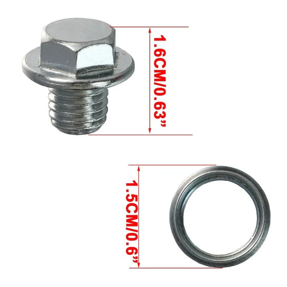 Transmission Drain Plug & Gasket for Toyota 4Runner, FJ Cruiser, Lexus GS (2003-2023)