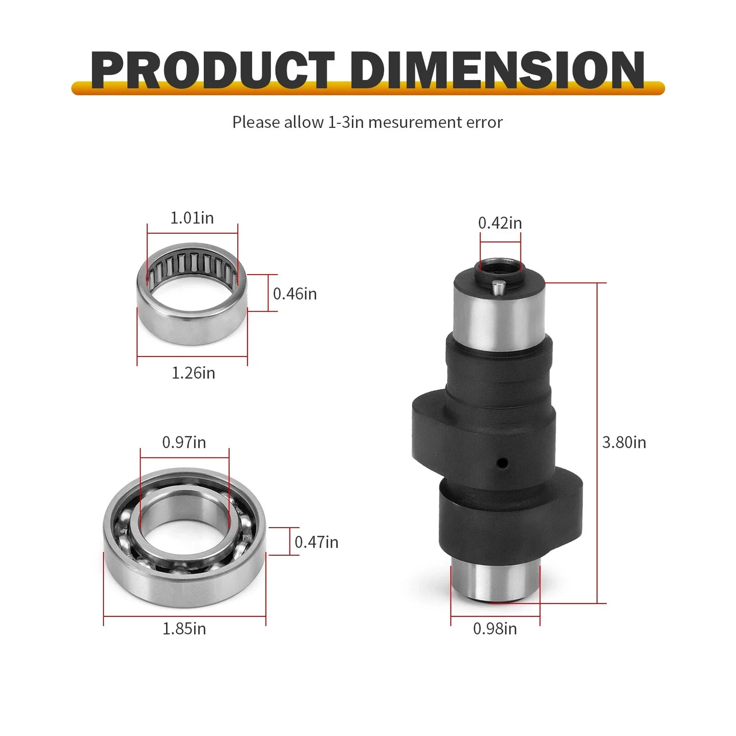 Camshaft Assembly Bearings for Yamaha Big Bear Kodiak 400 (1993–2006)