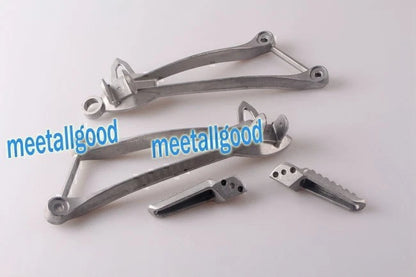 Rear Foot Pegs & Brackets for Kawasaki Ninja ZX10R (2008–2010)