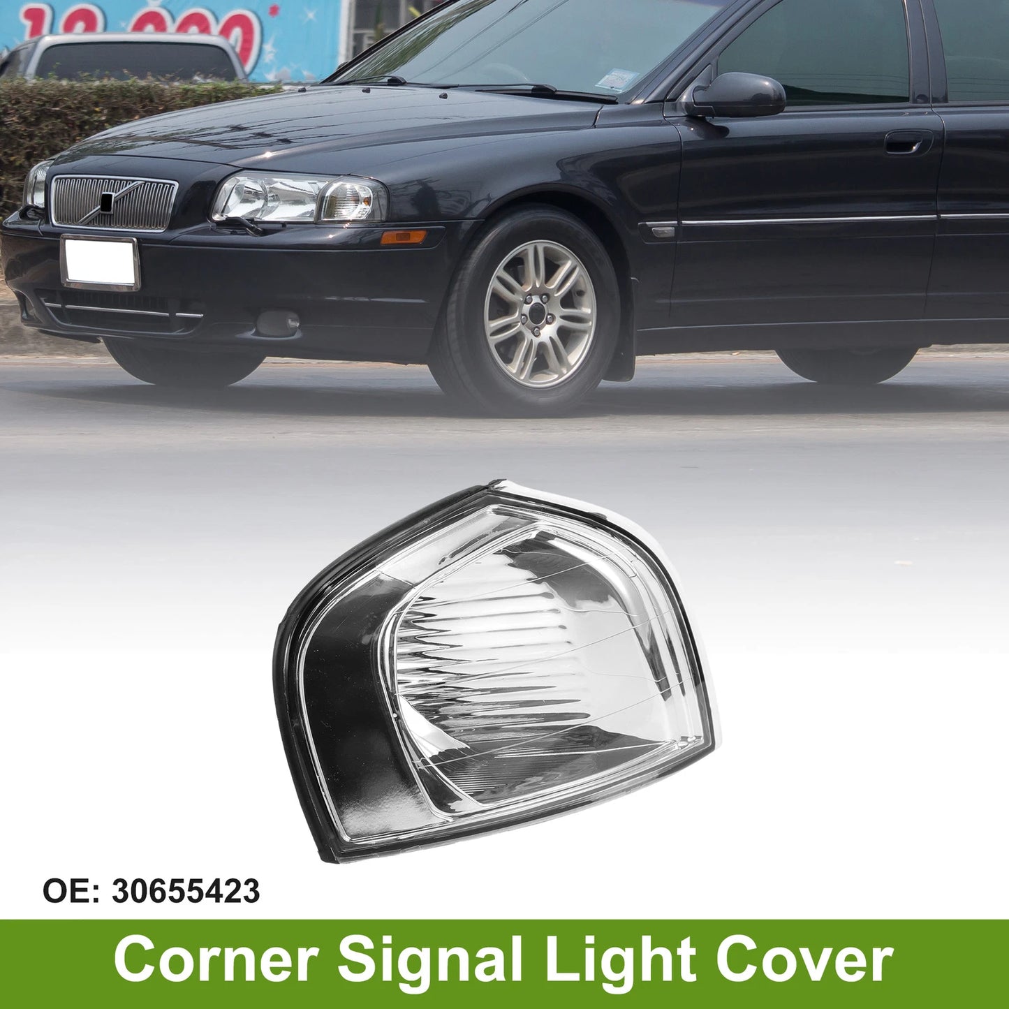 1 Pc Right Corner Signal Light Cover for Volvo S80 (1999–2006) No. 30655423
