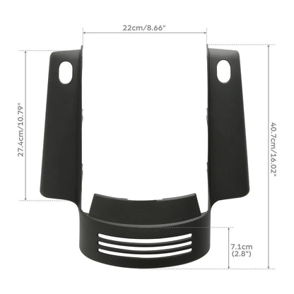 Fascia Matte Black Rear Fender for Harley Touring Road King Glide (2014-2023)