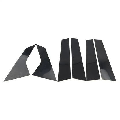 6 x Glossy Black Door Window Trim for 2021-2023 Hyundai Elantra