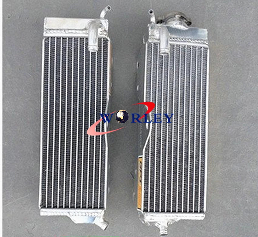 Aluminum Radiator with Blue Hose for Honda CR500 (1985–1988)