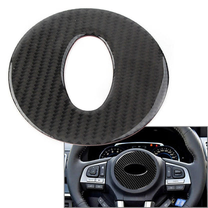 Carbon Fiber Steering Wheel Cover Trim for Subaru Forester (2013–2018)
