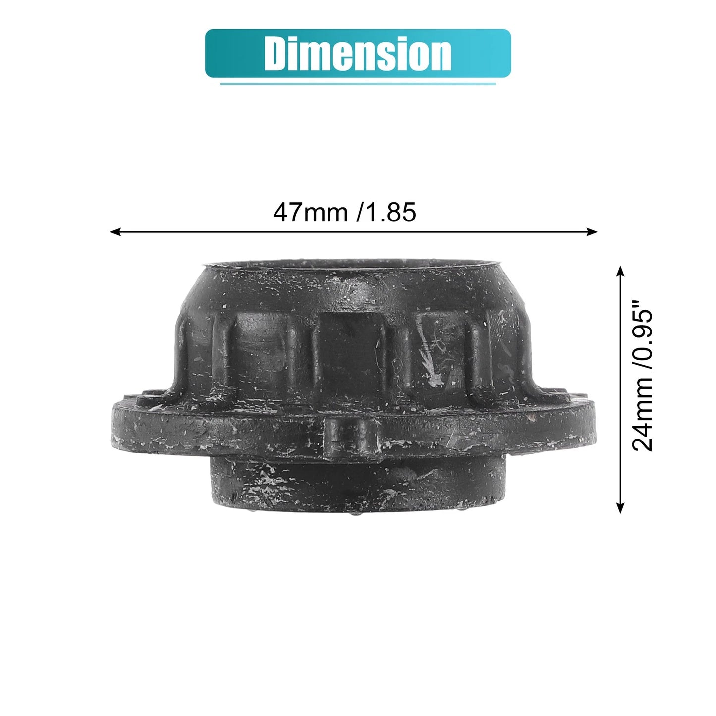 2X Lower Rubber Cushion Radiator Mount Insulator for Kia Sorento (2011–2015)