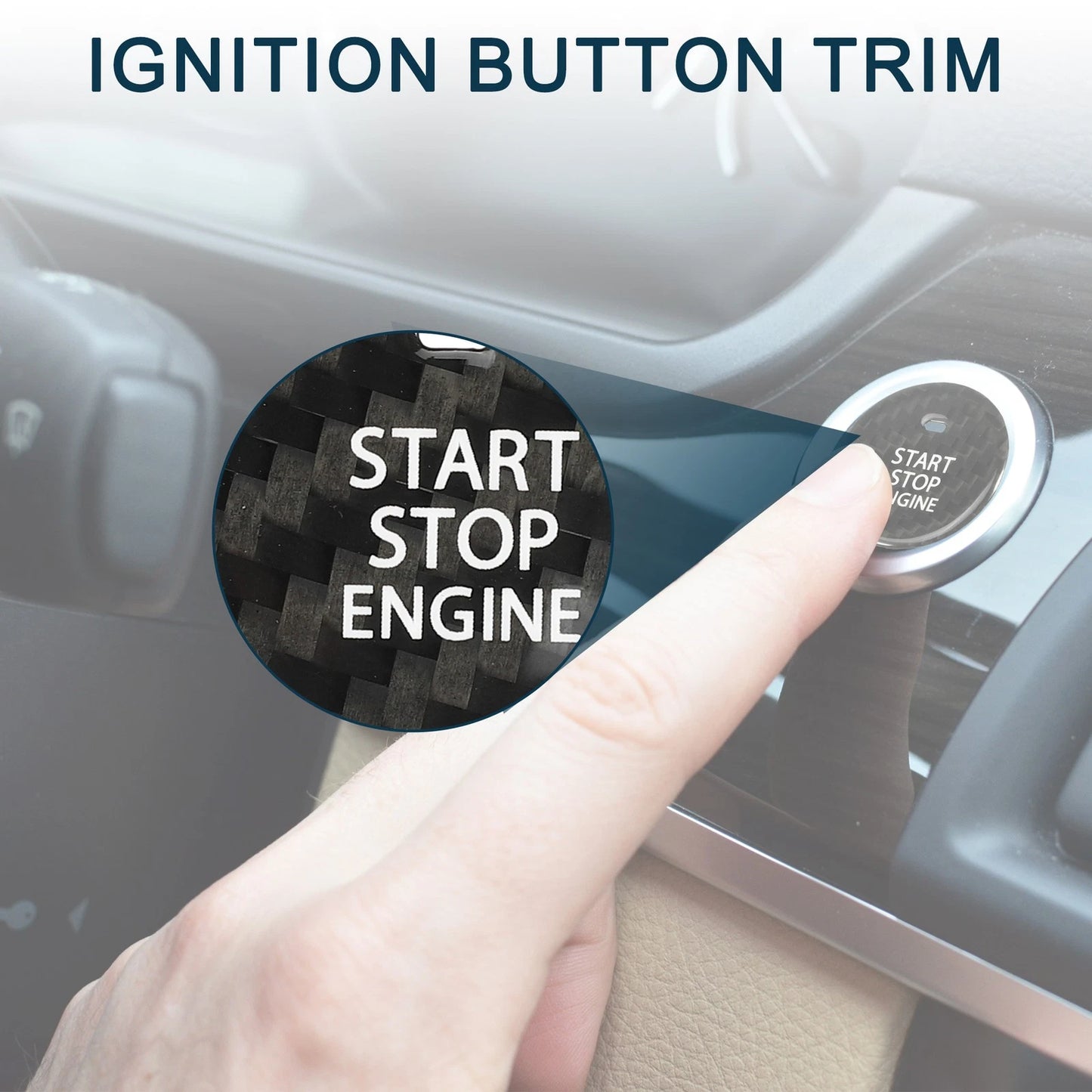 Engine Start Stop Button Cover for Mazda 3 (2014–2019)